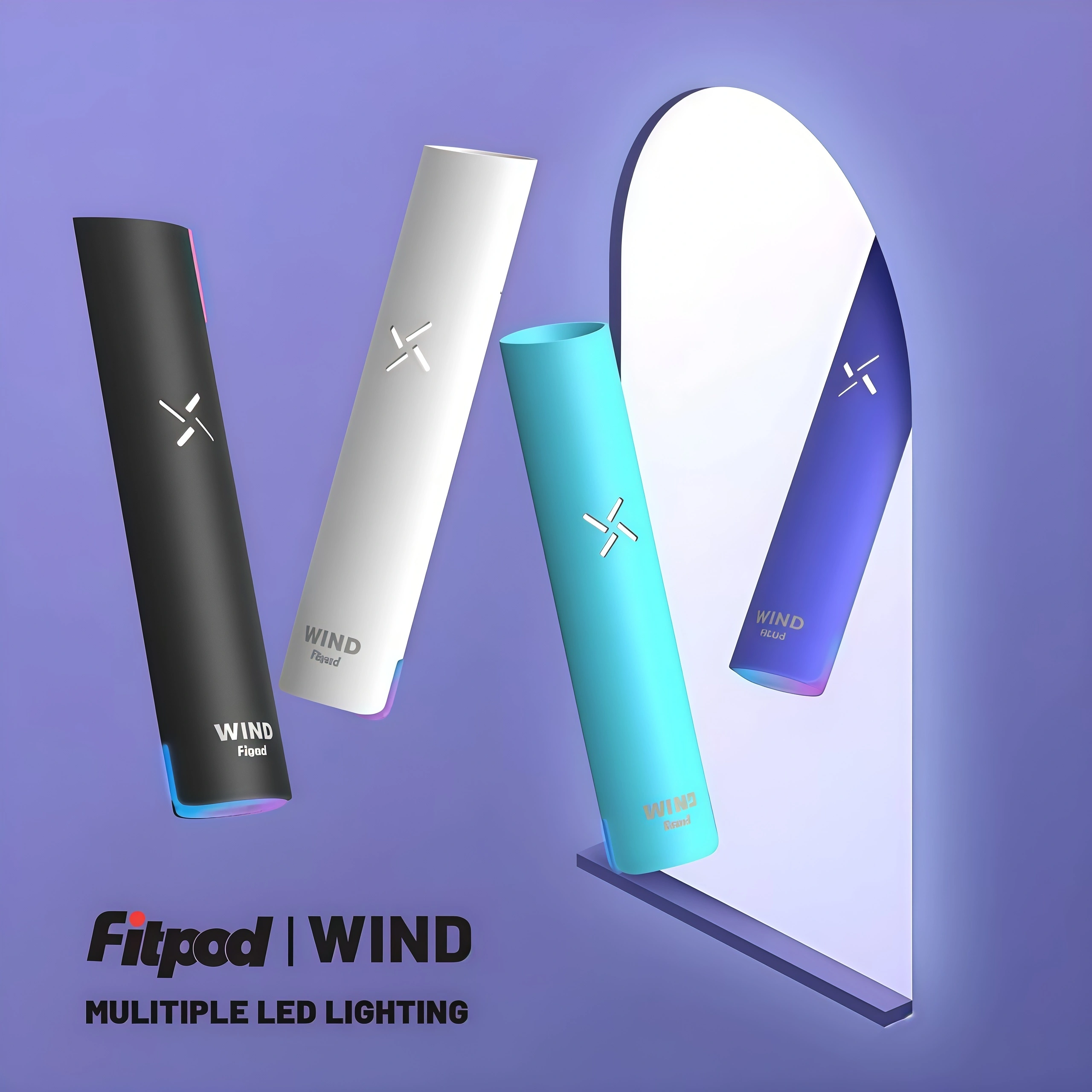 Fitpod Wind 氣流桿 一代發光主機 四檔調節 通配一代煙彈1 【台灣現貨當日出】FITPOD X SLYEEK 3 斯萊克三代 可調功率小煙主機