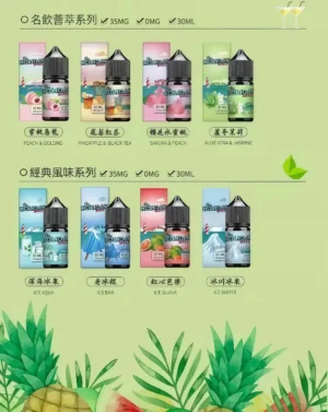 HOLIDAY SALT假日鹽煙油 假日鹽煙油 30ML/35MG 進口電子煙油推薦 海外精品丁鹽小煙油,35mg高濃度尼古丁鹽體驗