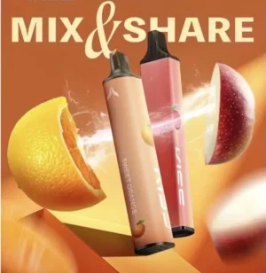 KIS5 6500口拋棄式電子煙 鎧斯一次性煙桿 MIX&SHARE (1) KIS5 6500口一次性電子煙:鎧斯 MIX&SHARE 雙口味混搭,13ml超長續航神器!