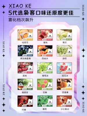 XIAOKE梟客五代煙彈 (1) XIAOKE梟客五代煙彈 適配RELX四代五代主機 高兼容防漏設計與15款口味選擇