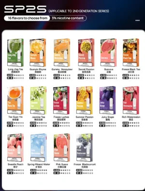sp2s国际版烟弹- SP2 國際版煙彈(通用 Relx 一代霧化彈) 高相容高還原多口味霧化彈