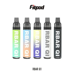 Fitpod RBAR Q1 (1) Fitpod RBAR Q1 一次性注油主機|原裝正品 600mAh 電池 2.0ml 油倉 0.8Ω 線圈 台灣現貨