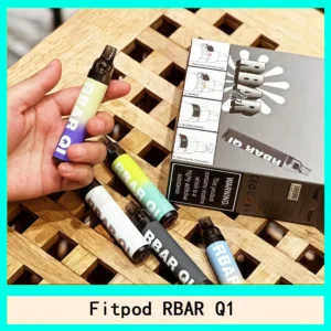 Fitpod RBAR Q1 2 (1) Fitpod RBAR Q1 一次性注油主機|原裝正品 600mAh 電池 2.0ml 油倉 0.8Ω 線圈 台灣現貨