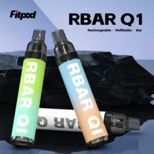 Fitpod RBAR Q1 一次性注油主機|原裝正品 600mAh 電池 2.0ml 油倉 0.8Ω 線圈 台灣現貨 4 Fitpod RBAR Q1 是 Fitpod 品牌的可重複注油一次性電子煙主機