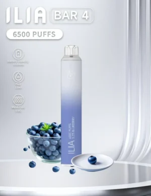 ILIA BAR4 6500藍 Ilia Bar4 6500口一次性電子煙 哩啞四代拋棄式電子煙 台灣爆款現貨