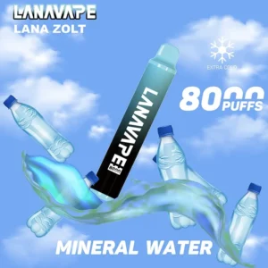 LANA 8000電子煙礦泉水 LANA ZOLT 8000 PUFFS 拋棄式電子煙|原裝正品 可充電 台灣現貨