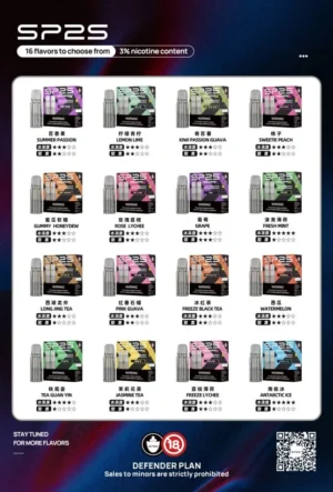 SP2S MACHINE X 煙彈 SP2S MACHINE X 專用煙彈|原裝正品 16 種口味 3% 鹽尼 2顆/盒 台灣現貨