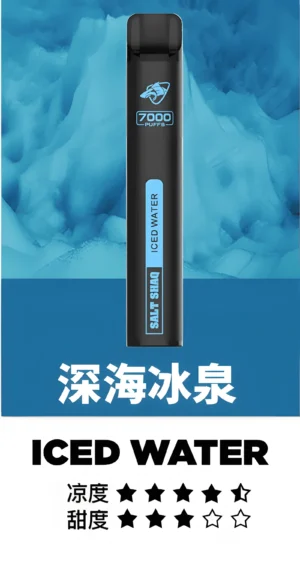 鯊克7500口深海冰泉.jpg_upscayl_4x_upscayl-standard-4x 鯊克 SALT SHAQ 7000口 拋棄式電子煙|原裝正品 12種口味 台灣現貨