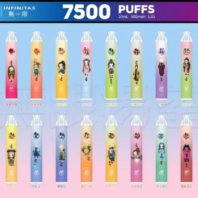 INF 7500 PUFFS INF 7500 Puffs拋棄式電子煙 無限7500口超長續航 20 種豐富口味 台灣現貨