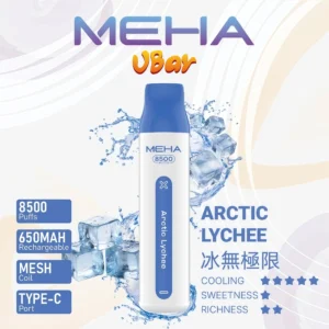 MEHA VBar小白條礦泉水 MEHA 8500 Puffs拋棄式電子煙 魅嗨小白條8500口超長續航 高還原度口感 現貨