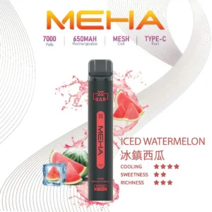 meha小黑條 7000口一次性電子煙 Meha Xbar 7000 Puffs 拋棄式電子煙|魅嗨小黑條|一次性 7000 口新品上市