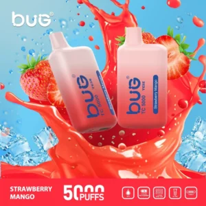 BUG-TC-5000-草莓芒果 BUG TC 5000 Puffs 拋棄式電子煙|5000口迷你身材|Mesh 芯極致霧化