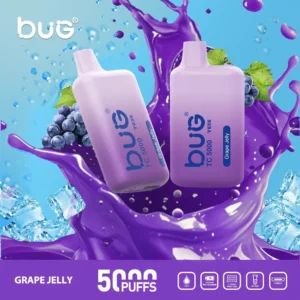 BUG-TC-5000-葡萄果凍 BUG TC 5000 Puffs 拋棄式電子煙|5000口迷你身材|Mesh 芯極致霧化