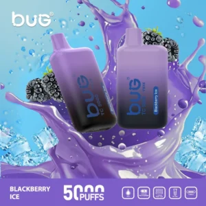 BUG-TC-5000-黑莓冰 BUG TC 5000 Puffs 拋棄式電子煙|5000口迷你身材|Mesh 芯極致霧化